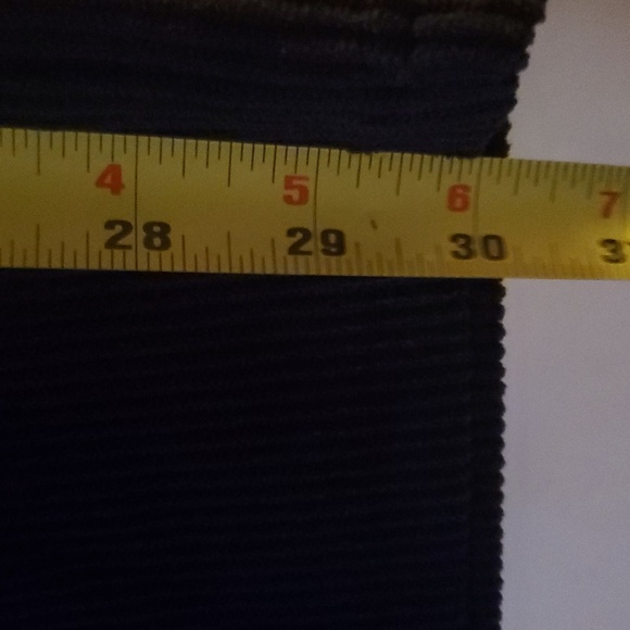 NWT Halara Pull-On Black Wideleg Ribbed Pants Size Large Elastic Waist Pockets - Picture 11 of 11